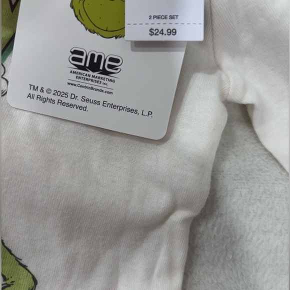 Grinch Holiday Pajama & Sweatshirt Size 2T - Picture 8 of 10